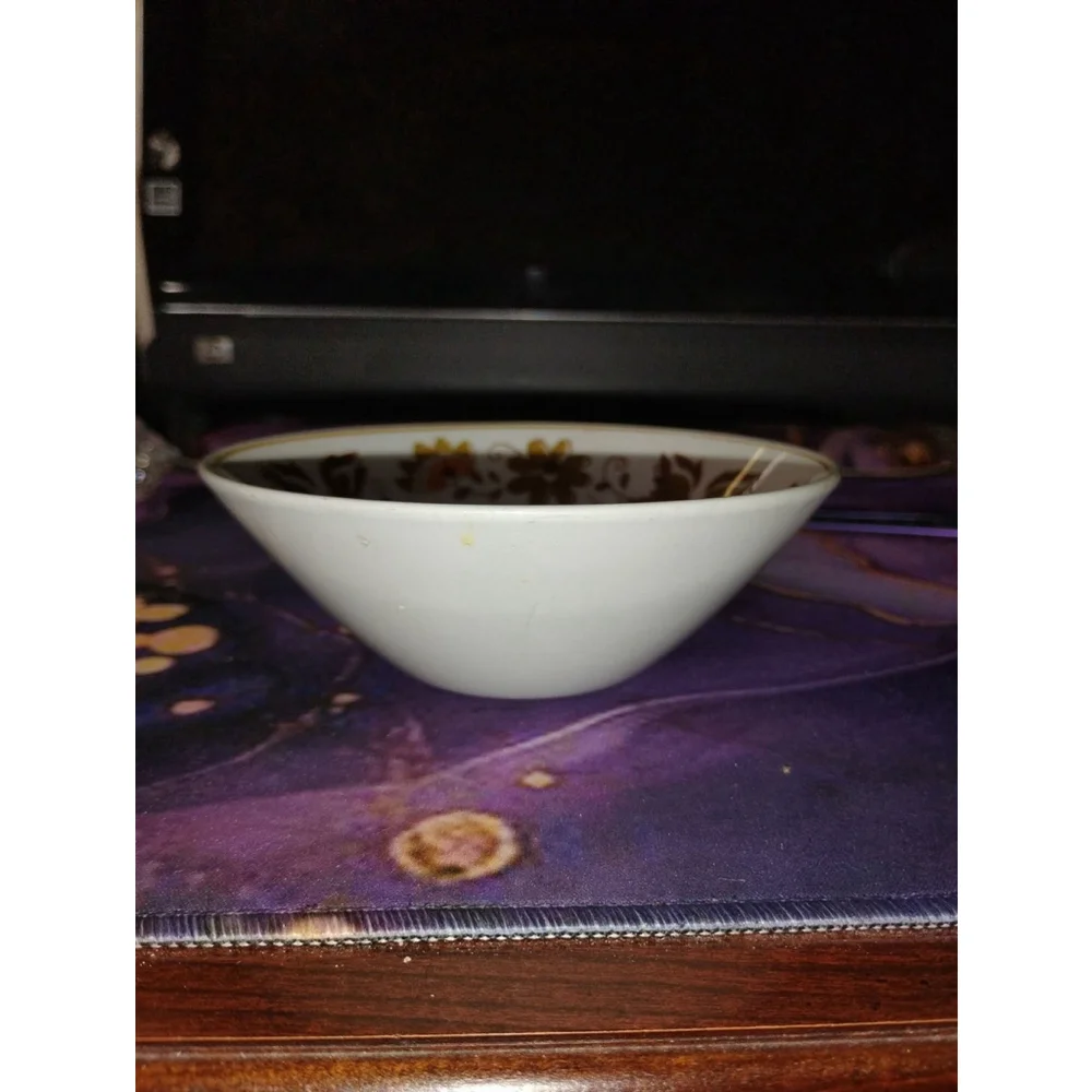 MCM‎ Mikasa Cera Stone West Wood Pattern 3150-W Ceramic Bowl Japan